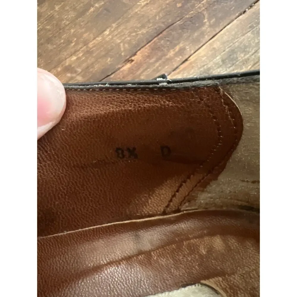 Bally Men’s Black Leather Oxford Dress Shoes Size 8.5 JL